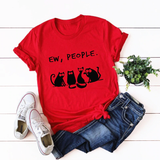 Áo Thun Nữ HappyTee - Mẫu Áo Thun Ew People Chất Cotton 100% Cao Cấp