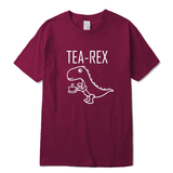 Áo Thun Nữ HappyTee - Mẫu Áo Thun TEA-REX Chất Cotton 100% Cao Cấp