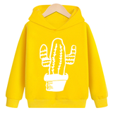 Áo Hoodie HappyTee - Mẫu Áo Hoodie Họa Tiết Cây Xương Rồng  Chất Cotton 100% Cao Cấp