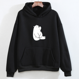 Áo Hoodie HappyTee - Mẫu Áo Hoodie Họa Tiết Chú Gấu Đáng Yêu We Are BearsChất Cotton 100% Cao Cấp