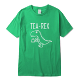 Áo Thun Nữ HappyTee - Mẫu Áo Thun TEA-REX Chất Cotton 100% Cao Cấp