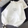 Áo Hoodie HappyTee - Mẫu Áo Hoodie Họa Tiết Mặt Buồn,Mặt Cười Chất Cotton 100% Cao Cấp