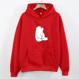 Áo Hoodie HappyTee - Mẫu Áo Hoodie Họa Tiết Chú Gấu Đáng Yêu We Are BearsChất Cotton 100% Cao Cấp