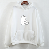 Áo Hoodie HappyTee - Mẫu Áo Hoodie Họa Tiết Chú Gấu Đáng Yêu We Are BearsChất Cotton 100% Cao Cấp