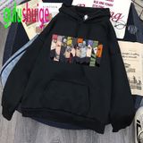 Áo Hoodie HappyTee - Mẫu Áo Hoodie Họa Tiết Naruto Chất Cotton 100% Cao Cấp