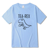 Áo Thun Nữ HappyTee - Mẫu Áo Thun TEA-REX Chất Cotton 100% Cao Cấp