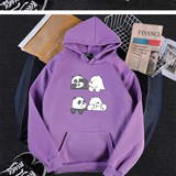 Áo Hoodie Nữ HappyTee - Mẫu Áo Hoodie Họa Tiết Chú Gấu Đáng Yêu We Are Bear Chất Cotton 100% Cao Cấp