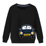 Áo Sweater HappyTee - Mẫu Áo Sweater Họa Tiết Xe Hơi Sweet Chất Cotton 100% Cao Cấp