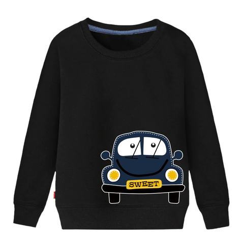 Áo Sweater HappyTee - Mẫu Áo Sweater Họa Tiết Xe Hơi Sweet Chất Cotton 100% Cao Cấp