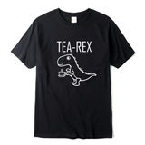 Áo Thun Nữ HappyTee - Mẫu Áo Thun TEA-REX Chất Cotton 100% Cao Cấp