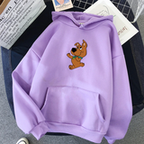 Áo Hoodie HappyTee - Mẫu Áo Hoodie Họa Tiết Chú Chó Scoopy Doo Chất Cotton 100% Cao Cấp