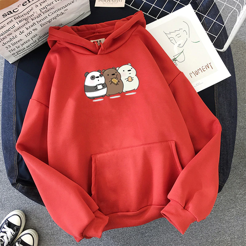 Áo Hoodie HappyTee - Mẫu Áo Hoodie Họa Tiết Những Chú Gấu Đáng Yêu We Are Bears Simba Chất Cotton 100% Cao Cấp