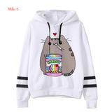 Áo Hoodie HappyTee - Mẫu Áo Hoodie Họa Tiết Mèo Mập Đáng Yêu Chất Cotton 100% Cao Cấp