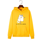 Áo Hoodie HappyTee - Mẫu Áo Hoodie Họa Tiết Mèo Meme Chất Cotton 100% Cao Cấp