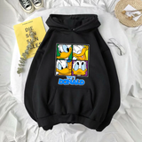 Áo Hoodie HappyTee - Mẫu Áo Hoodie Họa Tiết Vịt DONALD Chất Cotton 100% Cao Cấp