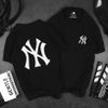 Áo Thun Nam HappyTee - Mẫu Áo Thun Biểu Tượng NY New York Yankess Chất Cotton 100% Cao Cấp