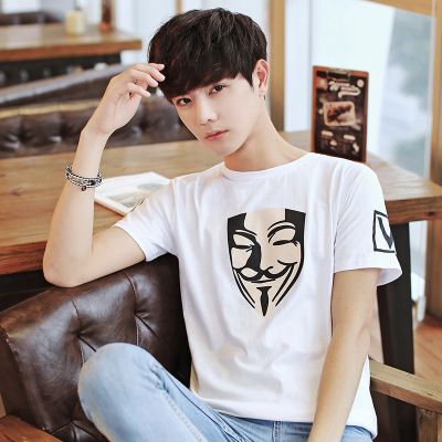 Áo Thun Nam HappyTee - Mẫu Áo Thun Anonymous Chất Cotton 100% Cao Cấp