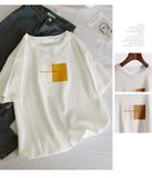 Áo Thun Nữ HappyTee - Mẫu Áo Thun Simple But Chic Chất Cotton 100% Cao Cấp