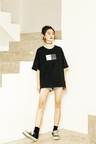 Áo Thun Nữ HappyTee - Mẫu Áo Thun Simple But Chic Chất Cotton 100% Cao Cấp