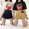 Áo Thun Nữ  HappyTee - Mẫu Áo Thun ROMANTIC Chất Cotton 100% Cao Cấp