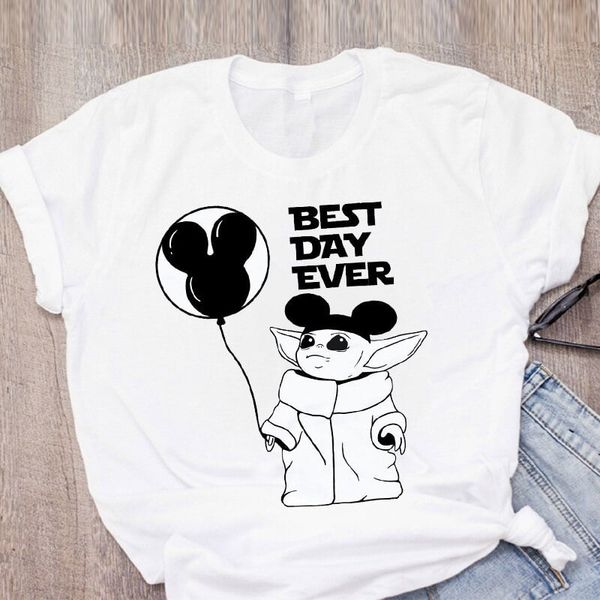 Áo Thun Nữ  HappyTee - Mẫu Áo Thun BEST DAY EVER Chất Cotton 100% Cao Cấp