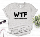 Áo Thun HappyTee - Mẫu Áo Thun WTF where's the food Chất Cotton 100% Cao Cấp