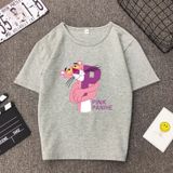 Áo Thun HappyTee - Mẫu Áo Thun PINKPANIHE In Họa Tiết Chú Báo Hồng  Chất Cotton 100% Cao Cấp