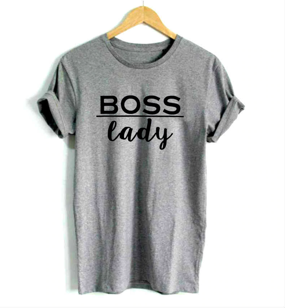 Áo Thun Nữ HappyTee - Mẫu Áo Thun BOSS babe/lady Chất Cotton 100% Cao Cấp