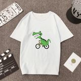 Áo Thun HappyTee - Mẫu Áo Thun In Họa Tiết Cá Sấu Chất Cotton 100% Cao Cấp
