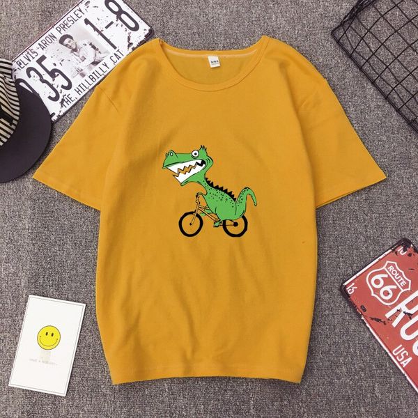 Áo Thun HappyTee - Mẫu Áo Thun In Họa Tiết Cá Sấu Chất Cotton 100% Cao Cấp