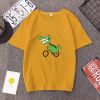 Áo Thun HappyTee - Mẫu Áo Thun In Họa Tiết Cá Sấu Chất Cotton 100% Cao Cấp