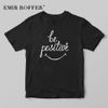 Áo Thun HappyTee - Mẫu Áo Thun Be Positive Chất Cotton 100% Cao Cấp