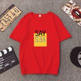 Áo Thun  HappyTee - Mẫu Áo Thun SAY YES Chất Cotton 100% Cao Cấp