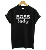 Áo Thun Nữ HappyTee - Mẫu Áo Thun BOSS babe/lady Chất Cotton 100% Cao Cấp