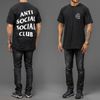 Áo Thun Nam HappyTee - Mẫu Áo Thun ANTI SOCIAL SOCIAL CLUB Chất Cotton 100% Cao Cấp