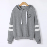 Áo Hoodie HappyTee - Mẫu Áo Hoodie Họa Tiết Sao Thổ Chất Cotton 100% Cao Cấp