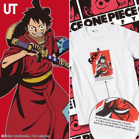 Áo Thun Tay Lỡ  HappyTee - Mẫu Áo Thun Tay Lỡ Họa Tiết Luffy Onepiece Chất Cotton 100% Cao Cấp