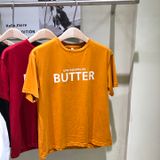 Áo Thun Nữ  HappyTee - Mẫu Áo Thun BUTTER Chất Cotton 100% Cao Cấp