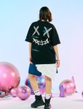 Áo Thun Tay Lỡ Unisex HappyTee - Mẫu Áo Thun Tay Lỡ In Họa Tiết Mặt Cười Cá Tính RICKYIS CLOWN Chất Cotton 100% Cao Cấp