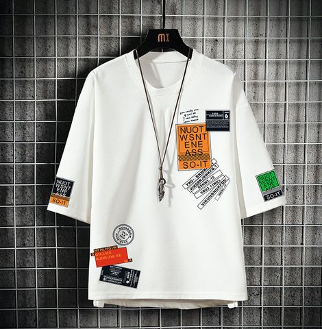 Áo Thun Tay Lỡ Nam  HappyTee - Mẫu Áo Thun Tay Lỡ So It Họa Tiết Trẻ Trung Năng Động Phá Cách Chất Cotton 100% Cao Cấp