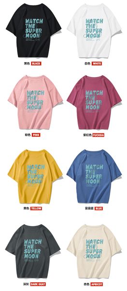 Áo Thun Tay Lỡ Nữ HappyTee - Mẫu Áo Thun Tay Lỡ Watch The Super Moon Chất Cotton 100% Cao Cấp