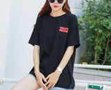 Áo Thun Tay Lỡ Nữ HappyTee - Mẫu Áo Thun Tay Lỡ Họa Tiết Đẹp Trẻ Trung Chất Cotton 100% Cao Cấp