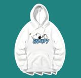 Áo Hoodie HappyTee - Mẫu Áo Hoodie Unisex Họa Tiết Chú Cún Snoopy Đáng Yêu Chất Cotton 100% Cao Cấp