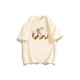 Áo gia đình Familylove - Set Đồ Gia đình Chú Hề JOYS Helle dễ thương màu Kem chất Cotton 100% co giãn 4 chiều cao cấp