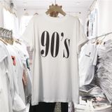 Áo Thun Nữ HappyTee - Mẫu Áo Thun 90's Chất Cotton 100% Cao Cấp