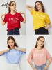 Áo Thun Nữ HappyTee - Mẫu Áo Thun EIFINI Chất Cotton 100% Cao Cấp