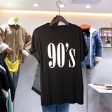 Áo Thun Nữ HappyTee - Mẫu Áo Thun 90's Chất Cotton 100% Cao Cấp