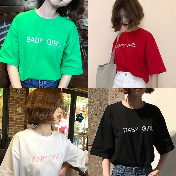 Áo Thun Nữ  HappyTee - Mẫu Áo Thun BABY GIRL Chất Cotton 100% Cao Cấp