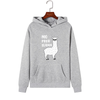 Áo Hoodie HappyTee - Mẫu Áo Hoodie Họa Tiết Chú Lạc Đà Cool Ngầu Chất NO PROB LLAMA Cotton 100% Cao Cấp