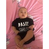 Áo gia đình Familylove - Đồng phục gia đình họa tiết chữ Copy Paste chất liệu cotton 100% cao cấp siêu mát